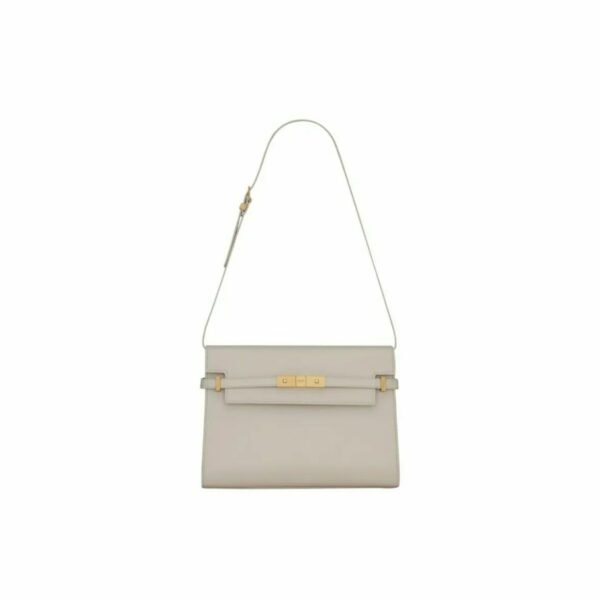 Yves Saint Laurent Small Leather canvas Manhattan Tote Bag