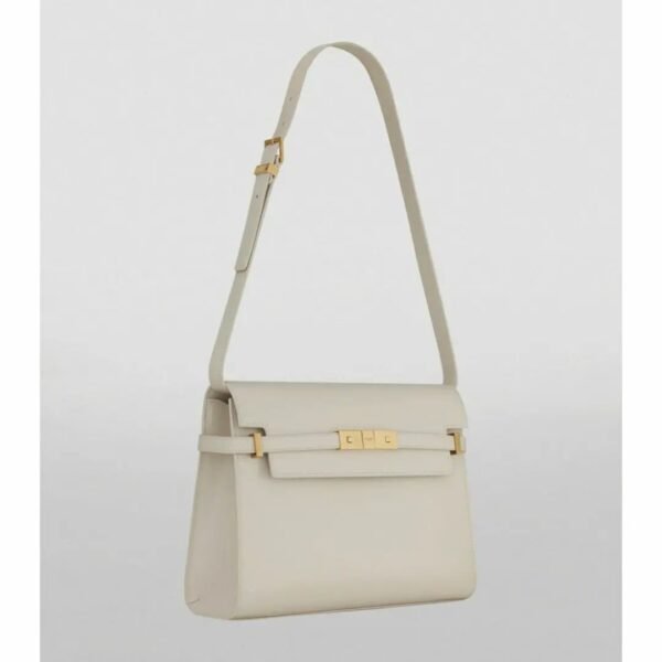 Yves Saint Laurent Small Leather canvas Manhattan Tote Bag