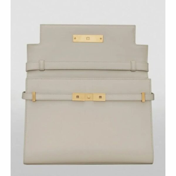 Yves Saint Laurent Small Leather canvas Manhattan Tote Bag