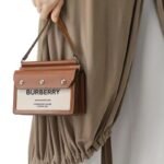 Burberry Mini Horseferry Title Bag Natural
