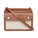 Burberry Mini Horseferry Title Bag Natural