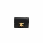 Celine Triomphe Leather Wallet