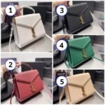Yves Saint Laurent Small Cassandra Shoulder Bag In Crema