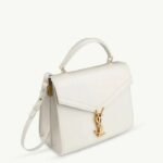 Yves Saint Laurent Small Cassandra Shoulder Bag In Crema