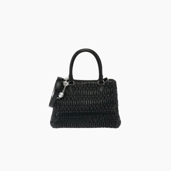 Miu Miu Crystal Nappa Leather and Crystal Handbag
