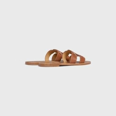 Celine Triomphe Mule In Calfskin