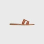 Celine Triomphe Mule In Calfskin