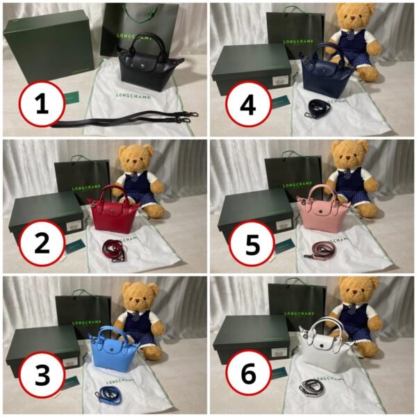 Longchamp Le Pliage Cuir Mini