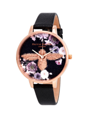 Olivia Burton OB16EM02 3D Bee Embroidered Women Watch