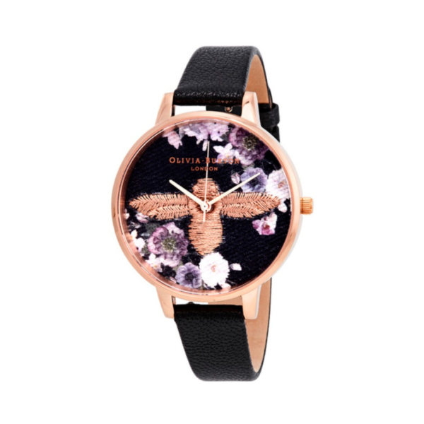 Olivia Burton OB16EM02 3D Bee Embroidered Women Watch