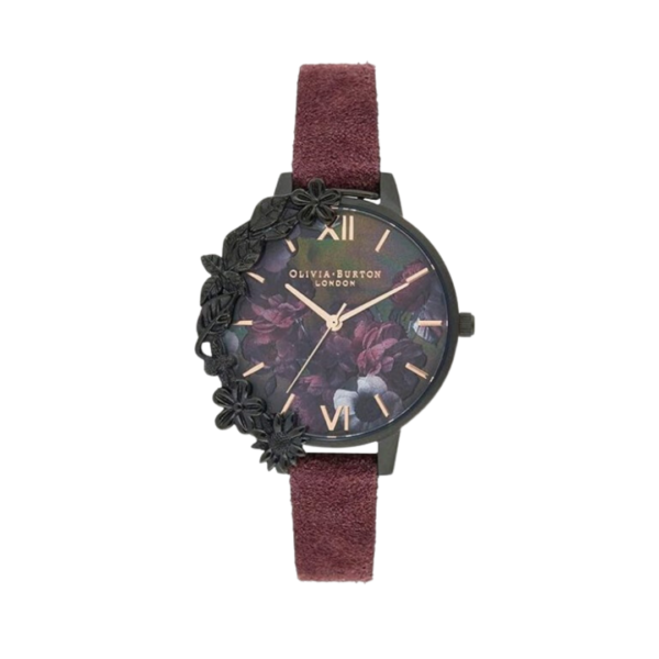 Olivia Burton OB16AD44 Dark Floral Women Watch