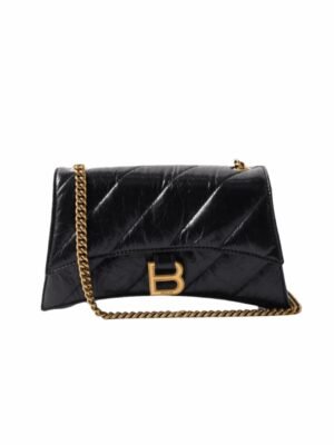 Balenciaga Crush Quilted Chain Leather