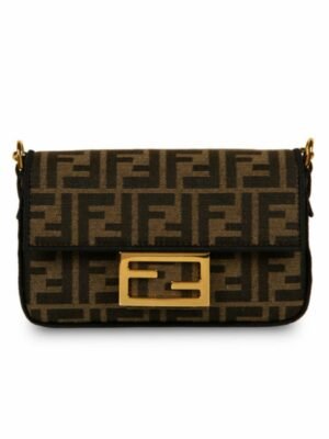 Fendi Jacquard FF Fabric Bag