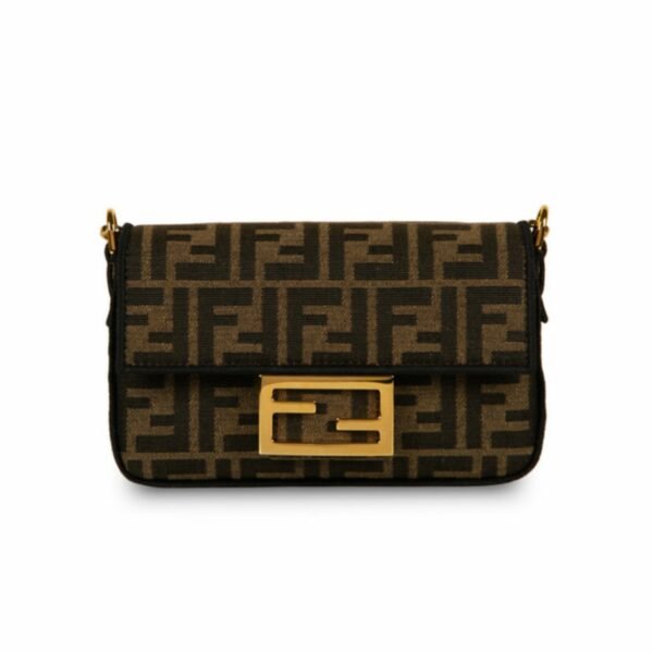Fendi Jacquard FF Fabric Bag