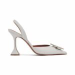 Amina Muaddi Begum 95 Nappa Slingback Heels