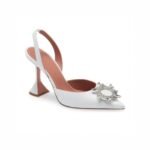 Amina Muaddi Begum 95 Nappa Slingback Heels