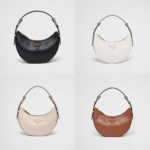 Prada Arque Leather Small Shoulder Bag