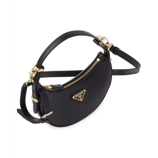 Prada Arque Leather Small Shoulder Bag