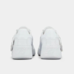Roger Vivier Viv' Skate Strass Buckle Sneakers in Soft Leather