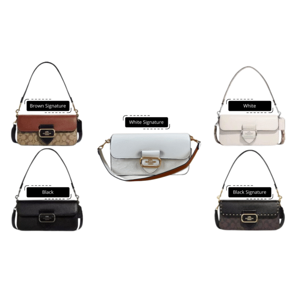 Coach Morgan Shoulder Bag In Colorblock Signature