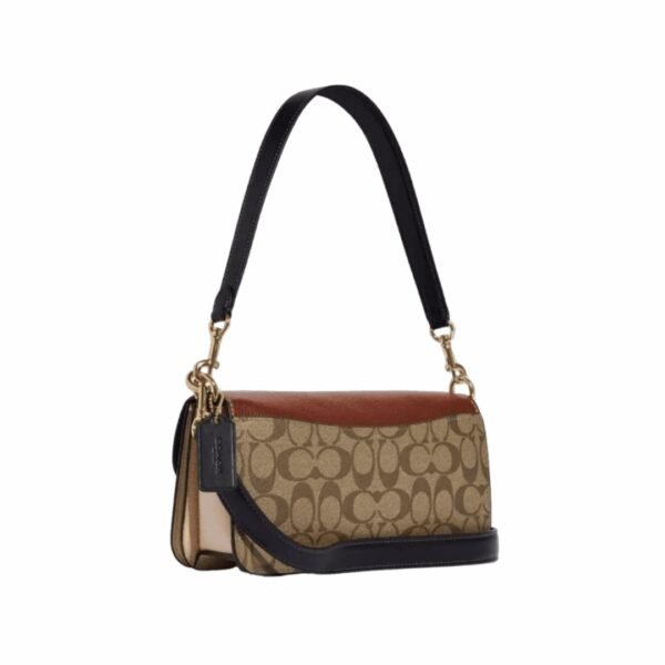 Coach Morgan Shoulder Bag In Colorblock Signature