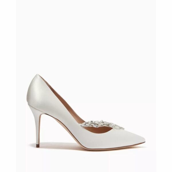 Manolo Blahnik Nadira Satin Pumps