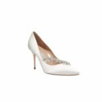 Manolo Blahnik Nadira Satin Pumps