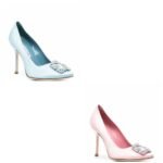 Manolo Blahnik Hangisi 105mm Satin Pumps