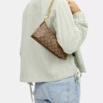 Coach Charlotte Shoulder Bag In Signature Canvas