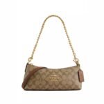 Coach Charlotte Shoulder Bag In Signature Canvas