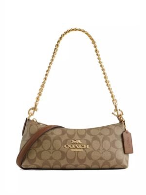 Coach Charlotte Shoulder Bag In Signature Canvas