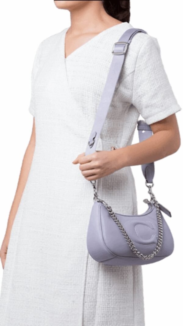 Coach Teri Signature Quilting Chain Shoulder