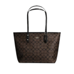 Coach Zip Town Tote Signature Canvas