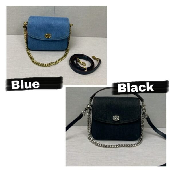Coach Cassie 19 Denim Crossbody Bag