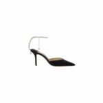 Saeda Suede Heels With Crystals