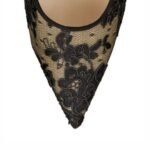 Romy 85 Heels Lace Pump With Flower Pattern