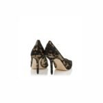 Romy 85 Heels Lace Pump With Flower Pattern