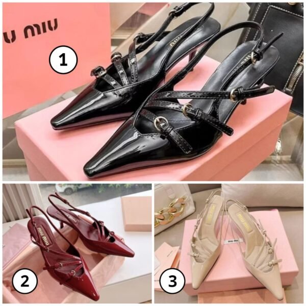 Miu Miu Patent Calf Leather Pumps