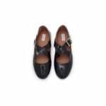 Alaia Criss Cross Patent Leather Ballerina Flat