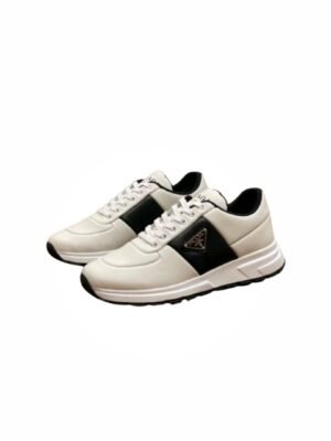 Prada Downtown Leather Sneakers