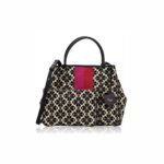 Kate Spade Everything Spade Flower Jacquard Stripe Medium Tote Red Multi