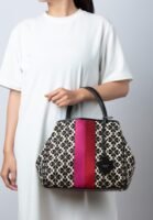 Kate Spade Everything Spade Flower Jacquard Stripe Medium Tote Red Multi