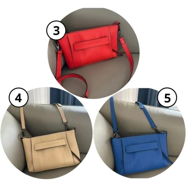 Longchamp Small 3D Leather Crossbody Bag