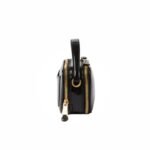 Miu Miu Leather and Patent Leather Shoulder Bag