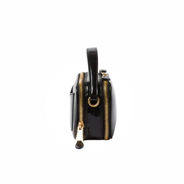 Miu Miu Leather and Patent Leather Shoulder Bag