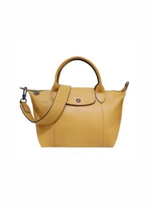 Longchamp Le Pliage Cuir Medium