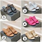 Alaia Vienne Leather Mules