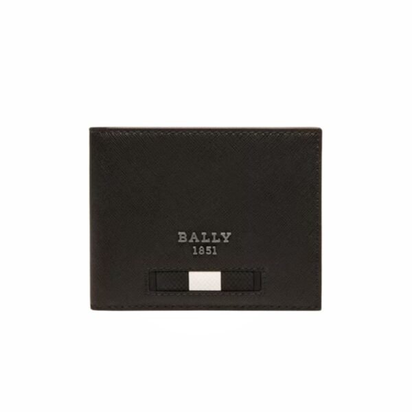 Bally Bevye Logo Plaque Bi-Fold Wallet