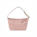 Miu Miu Spirit Logo Plaque Quilted Tote Bag