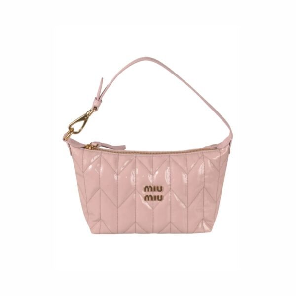 Miu Miu Spirit Logo Plaque Quilted Tote Bag